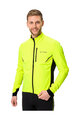 VAUDE Cycling windproof jacket - KURO SOFTSHELL - yellow/black