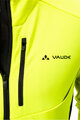 VAUDE Cycling windproof jacket - KURO SOFTSHELL - yellow/black