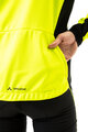 VAUDE Cycling windproof jacket - KURO SOFTSHELL - yellow/black