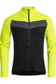 VAUDE Cycling winter long sleeve jersey - POSTA LS - yellow/black