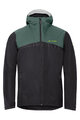 VAUDE waterproof jacket - ALL YEAR MOAB 3in1 - black/green