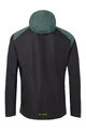VAUDE waterproof jacket - ALL YEAR MOAB 3in1 - black/green