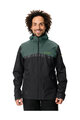VAUDE waterproof jacket - ALL YEAR MOAB 3in1 - black/green
