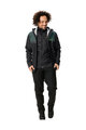 VAUDE waterproof jacket - ALL YEAR MOAB 3in1 - black/green