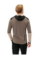 VAUDE hoodie - QIMSA HOODY - brown/black
