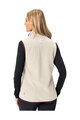 VAUDE Cycling gilet - ROSEMOOR FLEECE - ivory/yellow