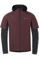 VAUDE hoodie - ALL YEAR MOAB - bordeaux/black