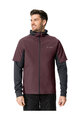 VAUDE hoodie - ALL YEAR MOAB - bordeaux/black