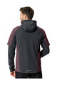VAUDE hoodie - ALL YEAR MOAB - bordeaux/black