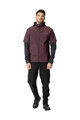 VAUDE hoodie - ALL YEAR MOAB - bordeaux/black