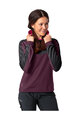VAUDE Cycling winter long sleeve jersey - QUIMSA LS - bordeaux/pink/black