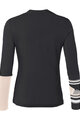 VAUDE Cycling long sleeve t-shirt - MONVISO MERINO - black/beige
