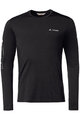 VAUDE Cycling long sleeve t-shirt - MONVISO MERINO - black