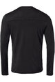 VAUDE Cycling long sleeve t-shirt - MONVISO MERINO - black