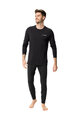 VAUDE Cycling long sleeve t-shirt - MONVISO MERINO - black