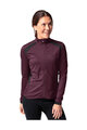 VAUDE Cycling winter long sleeve jersey - POSTA LS - bordeaux/black