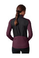 VAUDE Cycling winter long sleeve jersey - POSTA LS - bordeaux/black