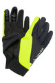 VAUDE Cycling long-finger gloves - KURO WARM - black/yellow