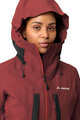 VAUDE waterproof jacket - MONVISO 2,5L - bordeaux