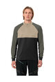VAUDE Cycling summer long sleeve jersey - QUIMSA HZ - brown/green/black