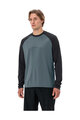 VAUDE Cycling summer long sleeve jersey - LOAMER - grey/black
