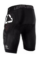 LEATT underpants with pads - IMPACT SHORTS 3DF 4.0 - black/white