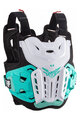 LEATT back and chest protector - CHEST PROTECTOR 4.5 WOMEN - black/white/green