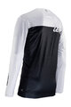 LEATT Cycling summer long sleeve jersey - MTB ENDURO 4.0 - white/black