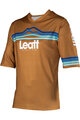 LEATT Cycling short sleeve jersey - MTB ENDURO 3.0 - brown