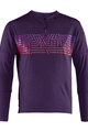 LEATT Cycling winter long sleeve jersey - MTB TRAIL 4.0 - purple