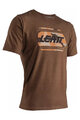 LEATT Cycling short sleeve t-shirt - CORE - brown
