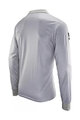 LEATT Cycling long sleeve t-shirt - POLO TEAM LONG - white