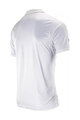 LEATT Cycling short sleeve t-shirt - POLO TEAM SHORT - white