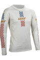 LEATT Cycling summer long sleeve jersey - MTB ENDURO 4.0 - white