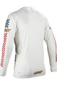 LEATT Cycling summer long sleeve jersey - MTB ENDURO 4.0 - white