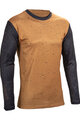 LEATT Cycling summer long sleeve jersey - MTB ENDURO 4.0 - brown/black