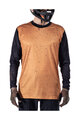 LEATT Cycling summer long sleeve jersey - MTB ENDURO 4.0 - brown/black
