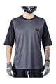 LEATT Cycling short sleeve jersey - MTB ENDURO 3.0 - grey/black