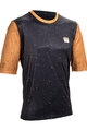 LEATT Cycling short sleeve jersey - MTB ENDURO 3.0 - black/brown