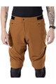 LEATT Cycling shorts without bib - MTB ENDURO 1.0 - brown