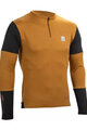 LEATT Cycling winter long sleeve jersey - MTB TRAIL 4.0 - brown
