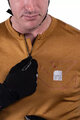 LEATT Cycling winter long sleeve jersey - MTB TRAIL 4.0 - brown
