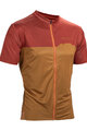 LEATT Cycling short sleeve jersey - MTB TRAIL 3.0 - brown/red