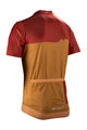 LEATT Cycling short sleeve jersey - MTB TRAIL 3.0 - brown/red