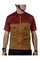 LEATT Cycling short sleeve jersey - MTB TRAIL 3.0 - brown/red