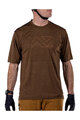 LEATT Cycling short sleeve jersey - MTB TRAIL 1.0 - brown