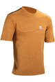 LEATT Cycling short sleeve jersey - MTB TRAIL 1.0 - brown