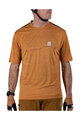 LEATT Cycling short sleeve jersey - MTB TRAIL 1.0 - brown