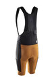 LEATT Cycling bib shorts - BIB MTB ENDURANCE 5.0 - black/brown