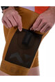 LEATT Cycling bib shorts - BIB MTB ENDURANCE 5.0 - black/brown